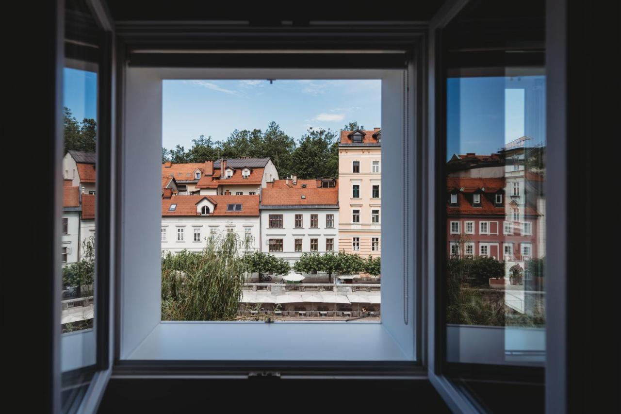 Romantic Jump Studio Overlooking River, Free Parking Ljubljana Eksteriør billede